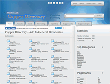 Tablet Screenshot of copperdirectory.com